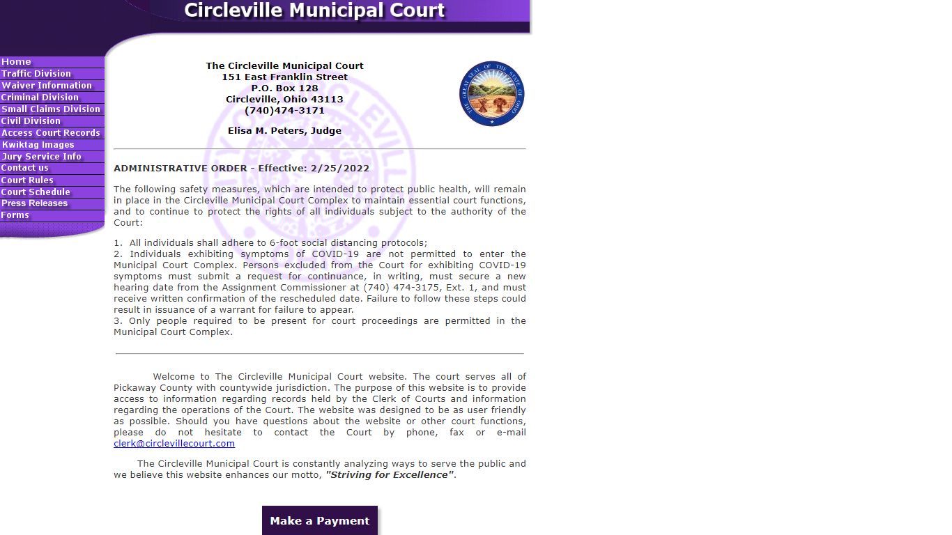 Circleville Municipal Court - Home